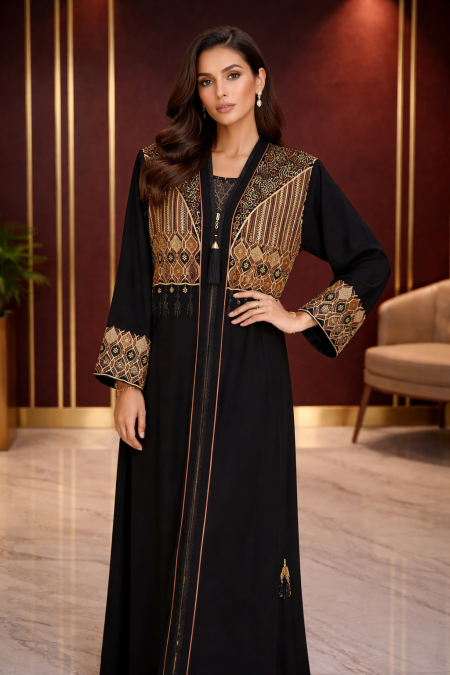 عباية النقوش الفاخرة