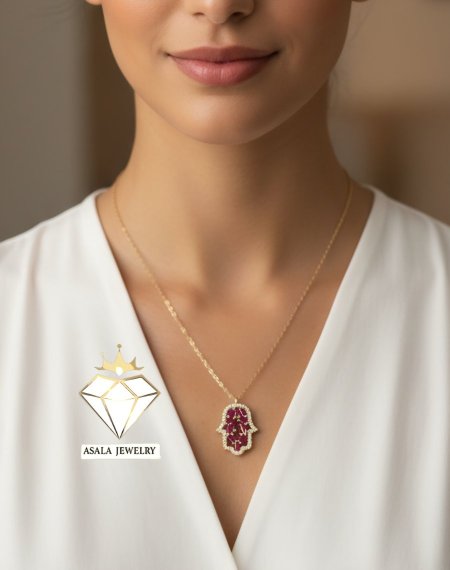 سنسال يد فاطمة فاخر مرصّع –