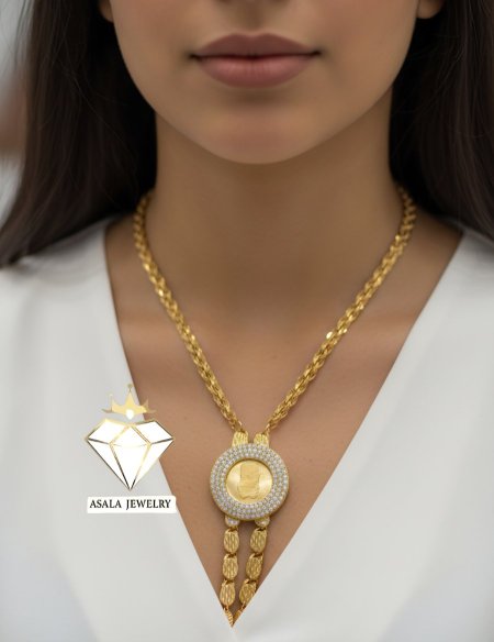 سنسال أونصة  فاخر مرصّع