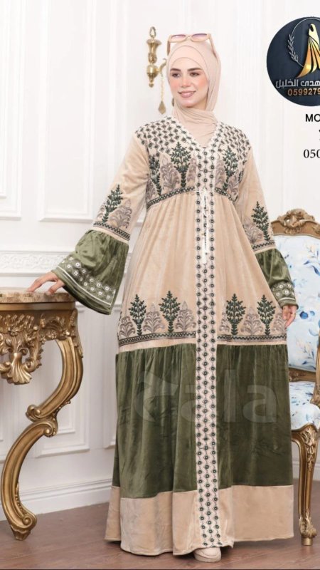 دشداشة مخمل هايدي